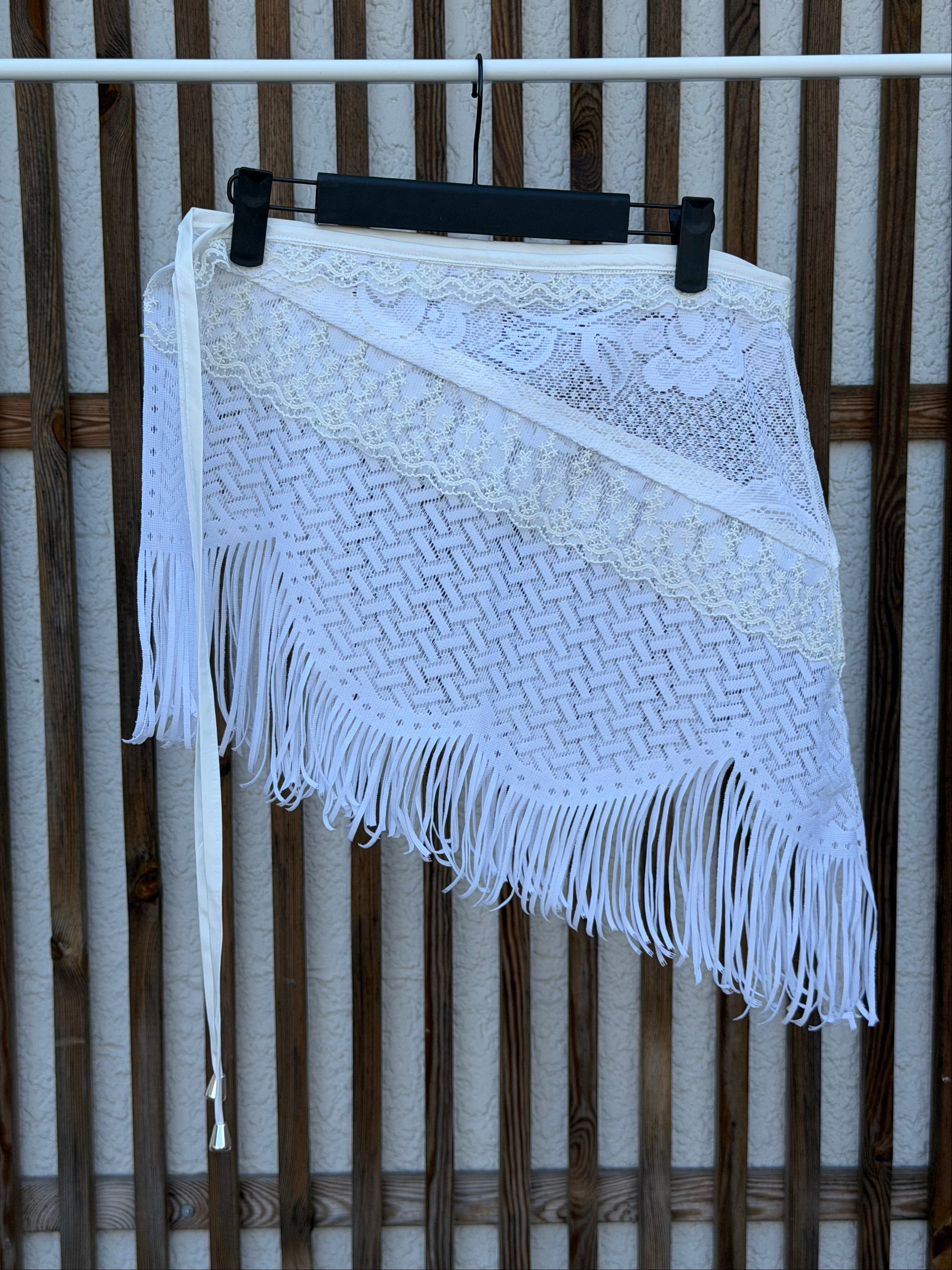 JUPE NOUÉE DENTELLE MIDI 008