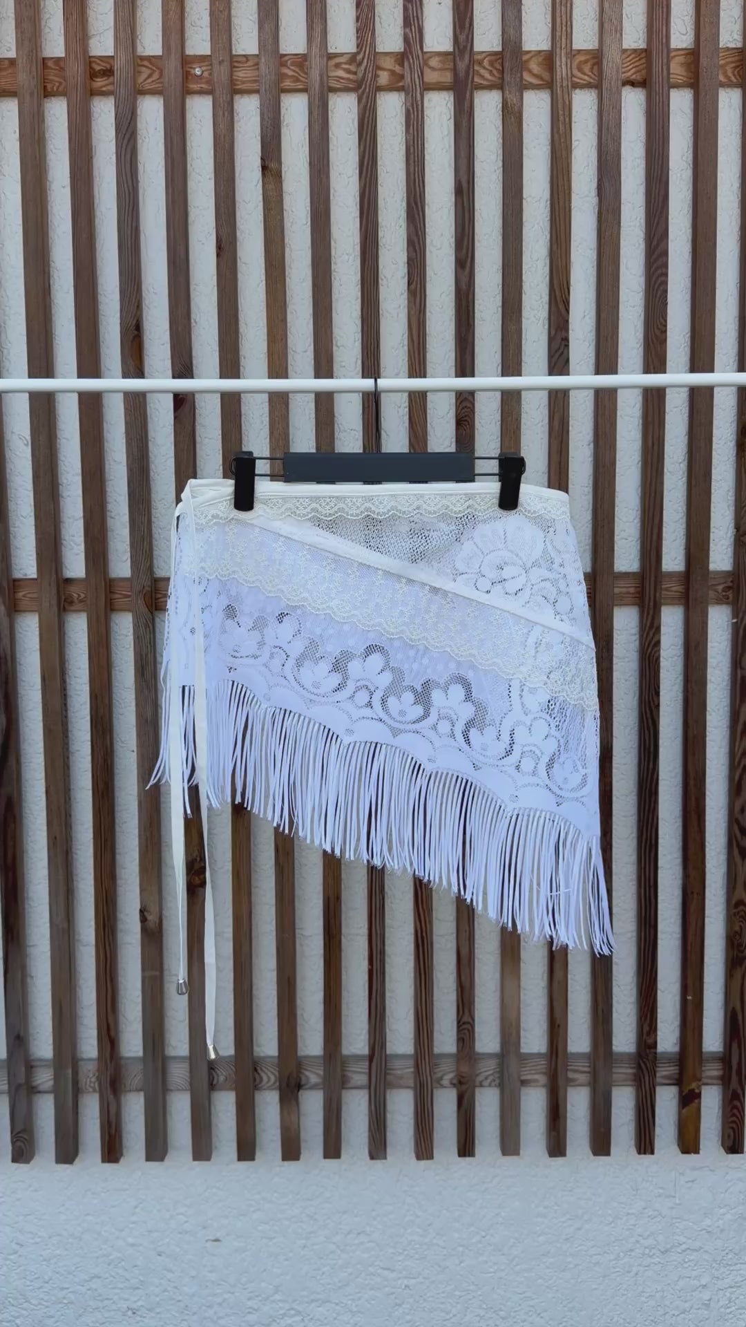 JUPE NOUÉE DENTELLE MIDI 009