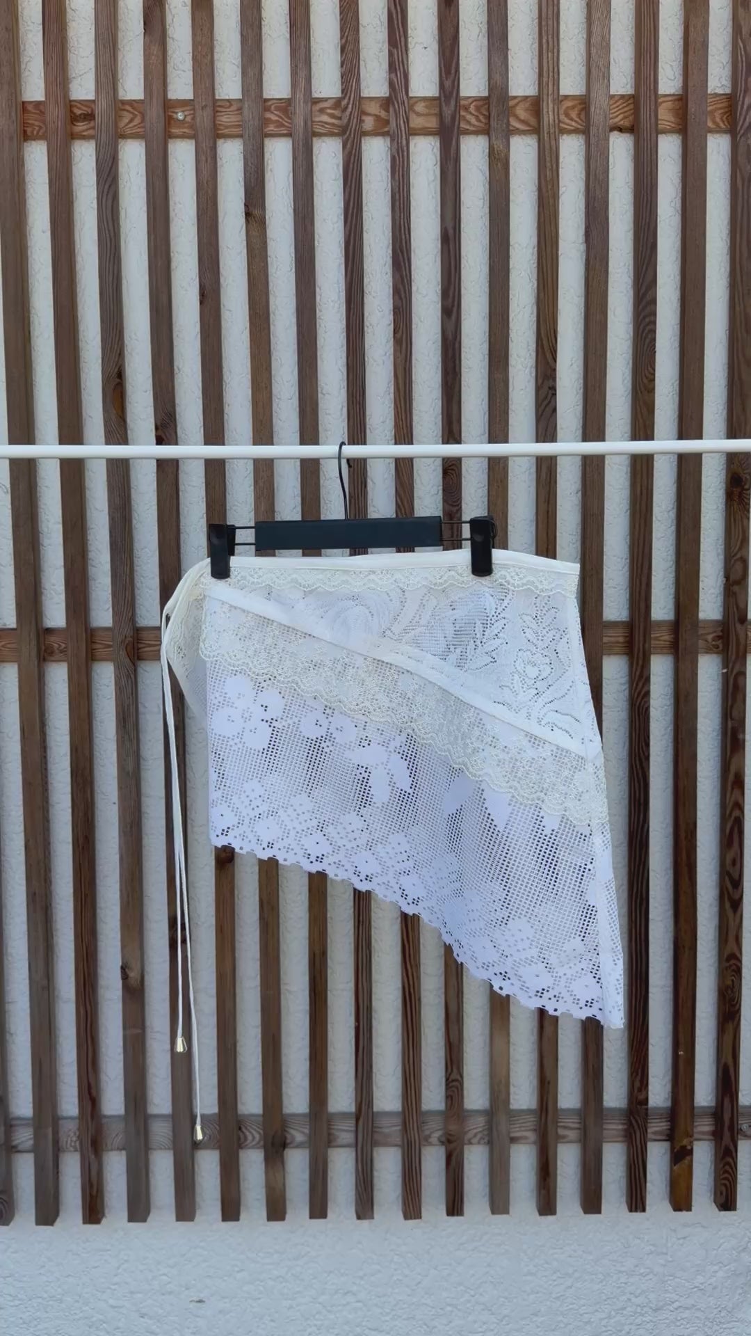 JUPE NOUÉE DENTELLE MIDI 001